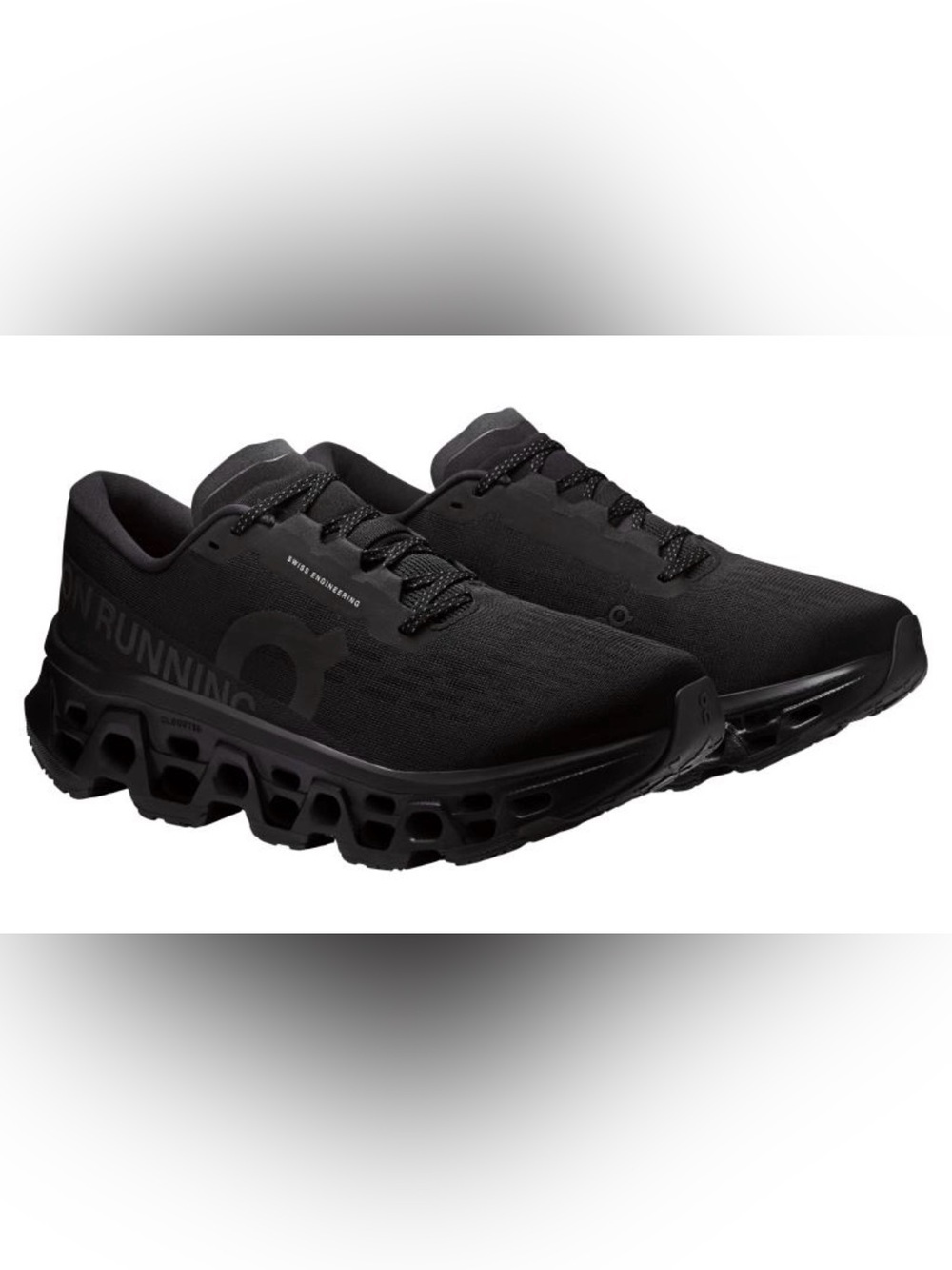 On Cloudmonster 3 Men’s Running Shoes Black/Black Size 9.5